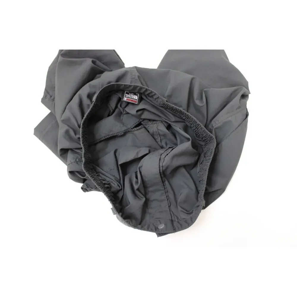 Vintage The North Face Men’s Summit Series Shorts Black Size XL Snap Zip TNF-538